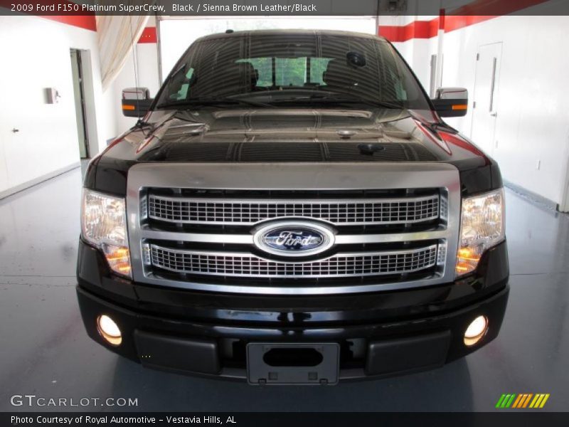 Black / Sienna Brown Leather/Black 2009 Ford F150 Platinum SuperCrew