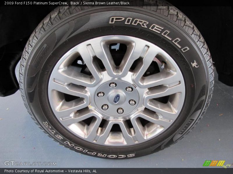 Black / Sienna Brown Leather/Black 2009 Ford F150 Platinum SuperCrew