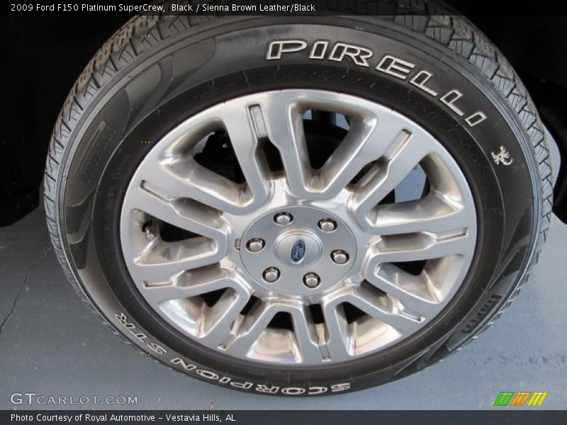 Black / Sienna Brown Leather/Black 2009 Ford F150 Platinum SuperCrew