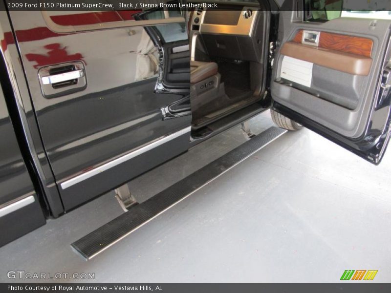 Black / Sienna Brown Leather/Black 2009 Ford F150 Platinum SuperCrew