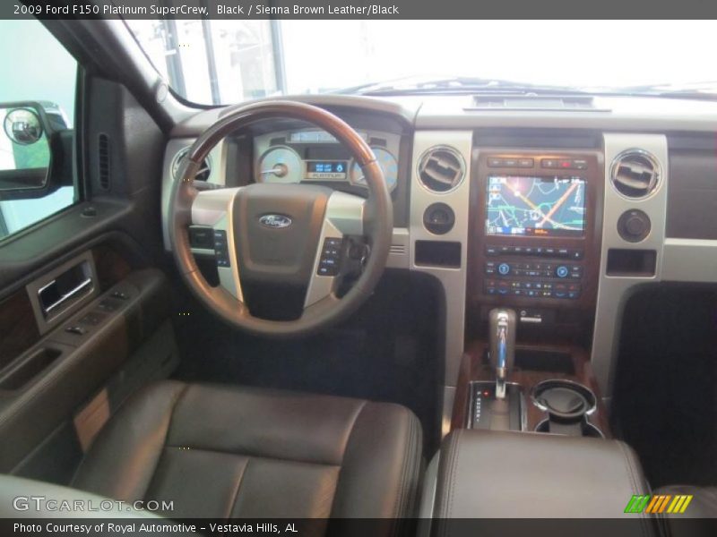 Black / Sienna Brown Leather/Black 2009 Ford F150 Platinum SuperCrew