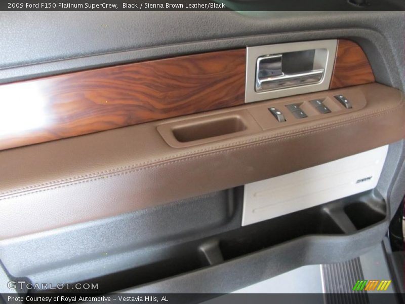 Black / Sienna Brown Leather/Black 2009 Ford F150 Platinum SuperCrew