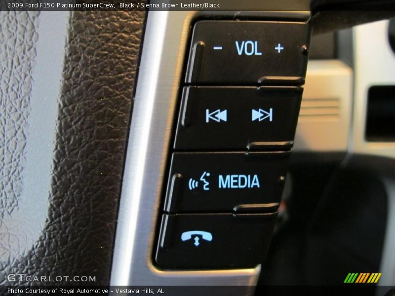Black / Sienna Brown Leather/Black 2009 Ford F150 Platinum SuperCrew