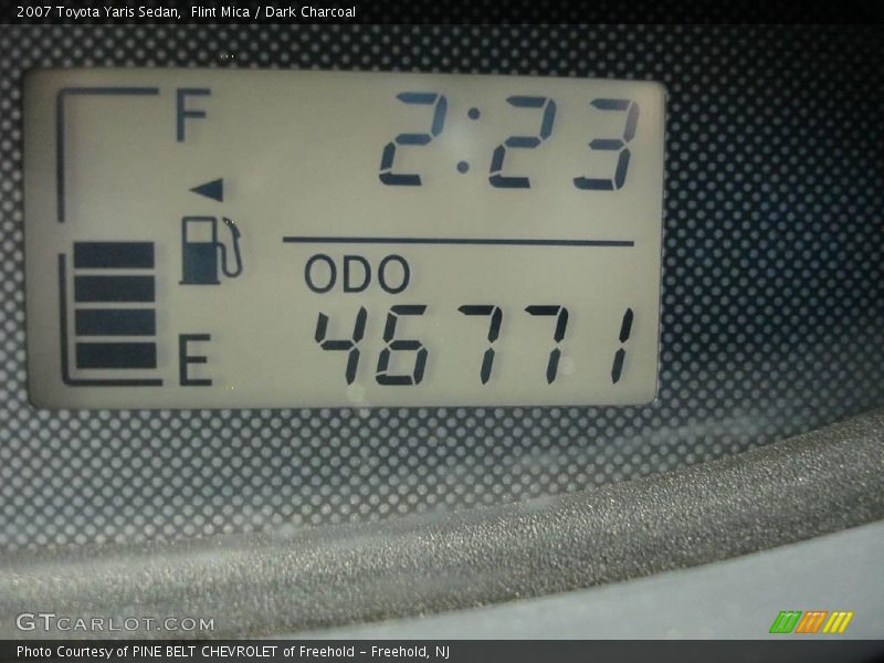 Flint Mica / Dark Charcoal 2007 Toyota Yaris Sedan