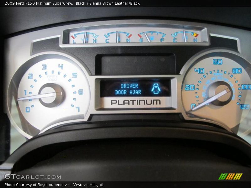 Black / Sienna Brown Leather/Black 2009 Ford F150 Platinum SuperCrew