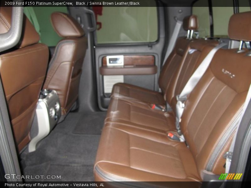 Black / Sienna Brown Leather/Black 2009 Ford F150 Platinum SuperCrew