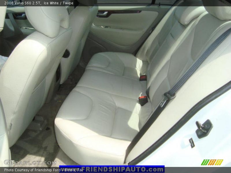 Ice White / Taupe 2008 Volvo S60 2.5T