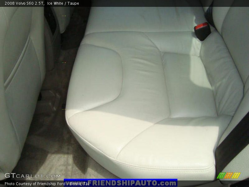 Ice White / Taupe 2008 Volvo S60 2.5T