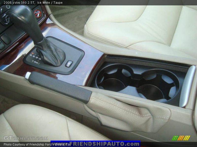 Ice White / Taupe 2008 Volvo S60 2.5T