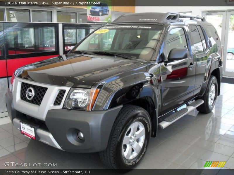 Super Black / Graphite/Steel 2009 Nissan Xterra S 4x4