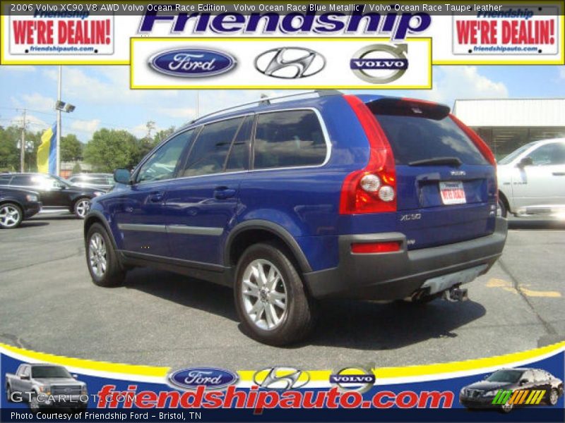 Volvo Ocean Race Blue Metallic / Volvo Ocean Race Taupe leather 2006 Volvo XC90 V8 AWD Volvo Ocean Race Edition