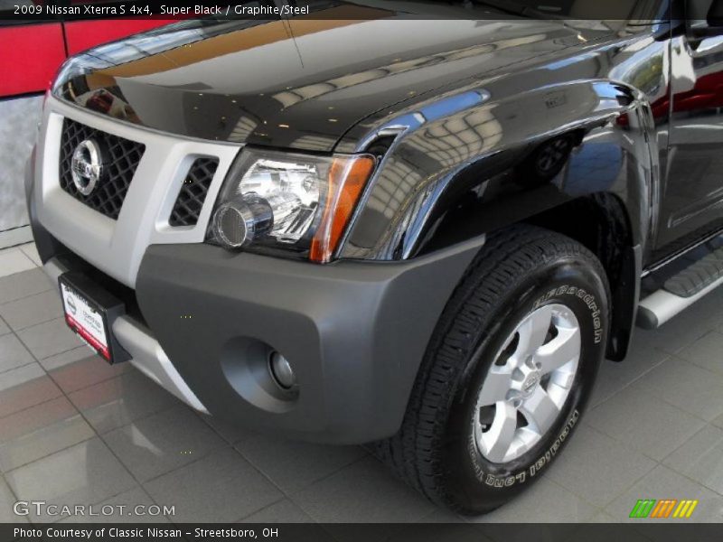 Super Black / Graphite/Steel 2009 Nissan Xterra S 4x4