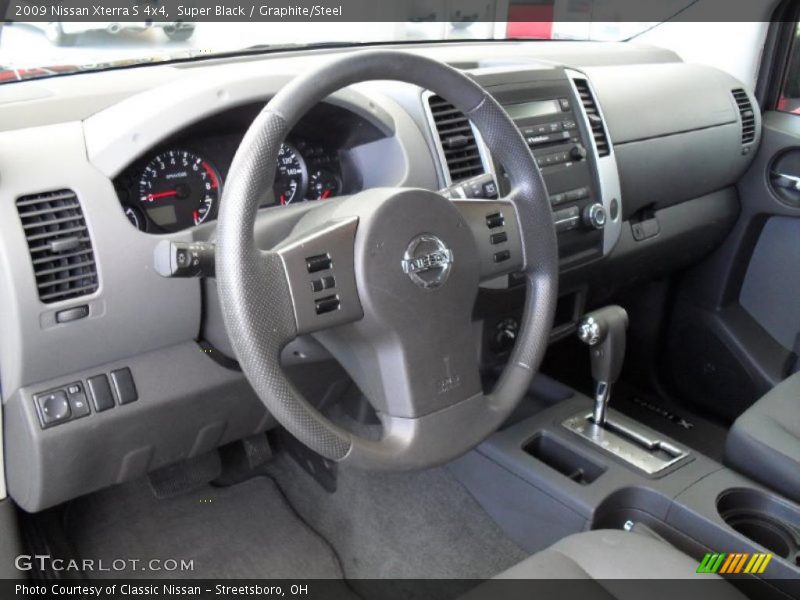 Super Black / Graphite/Steel 2009 Nissan Xterra S 4x4
