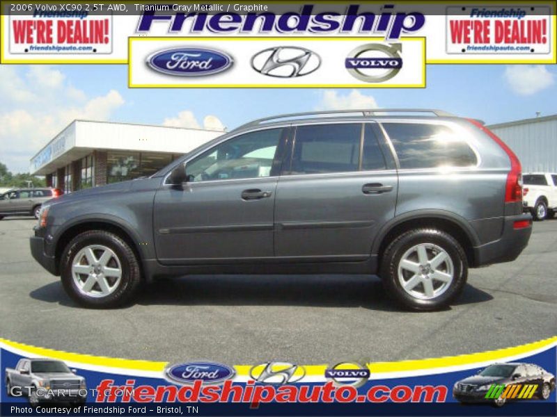 Titanium Gray Metallic / Graphite 2006 Volvo XC90 2.5T AWD