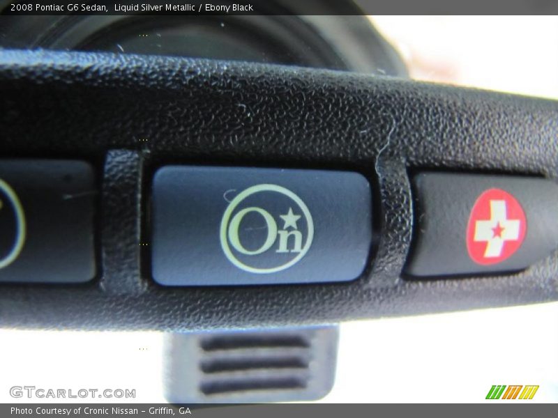 Liquid Silver Metallic / Ebony Black 2008 Pontiac G6 Sedan