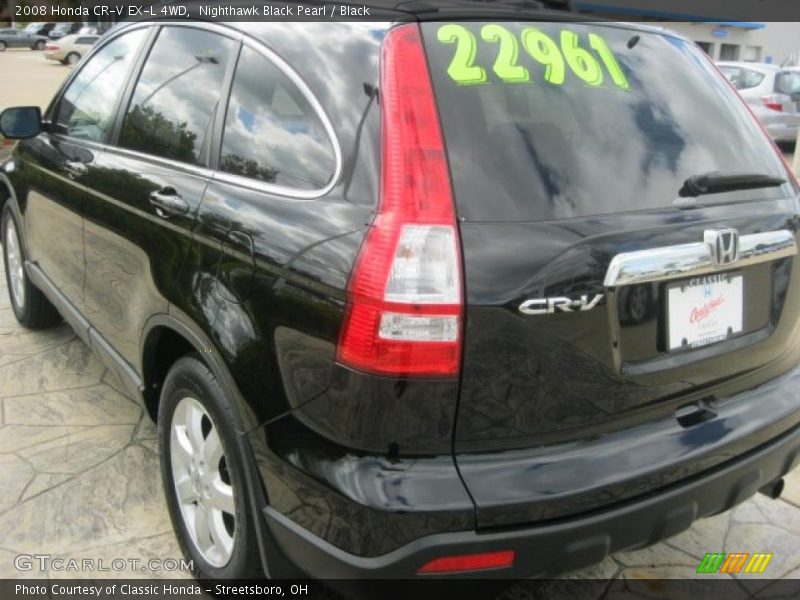 Nighthawk Black Pearl / Black 2008 Honda CR-V EX-L 4WD