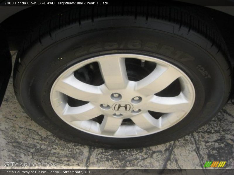 Nighthawk Black Pearl / Black 2008 Honda CR-V EX-L 4WD