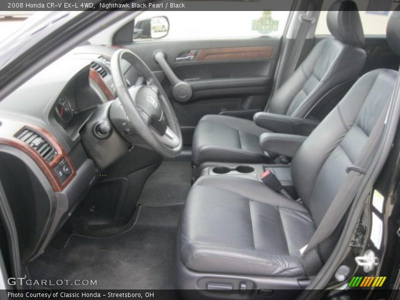 Nighthawk Black Pearl / Black 2008 Honda CR-V EX-L 4WD