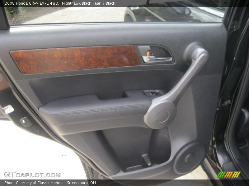 Nighthawk Black Pearl / Black 2008 Honda CR-V EX-L 4WD