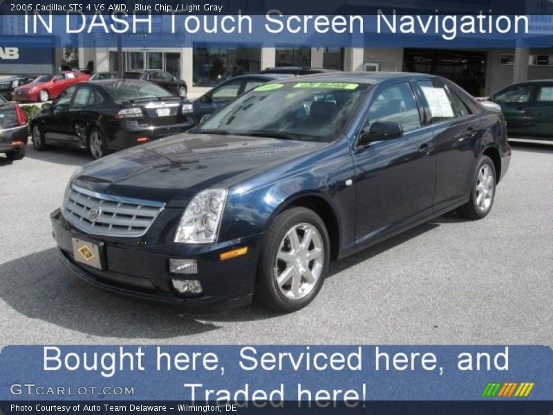 Blue Chip / Light Gray 2006 Cadillac STS 4 V6 AWD