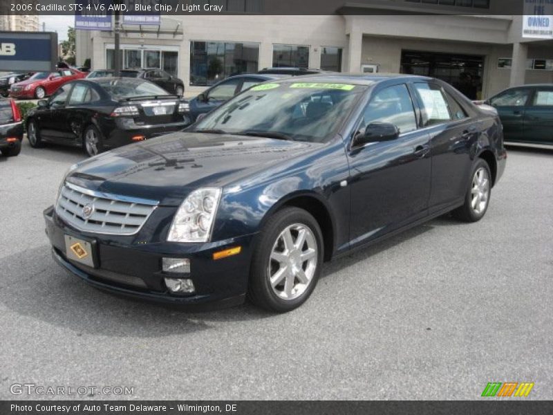 Blue Chip / Light Gray 2006 Cadillac STS 4 V6 AWD