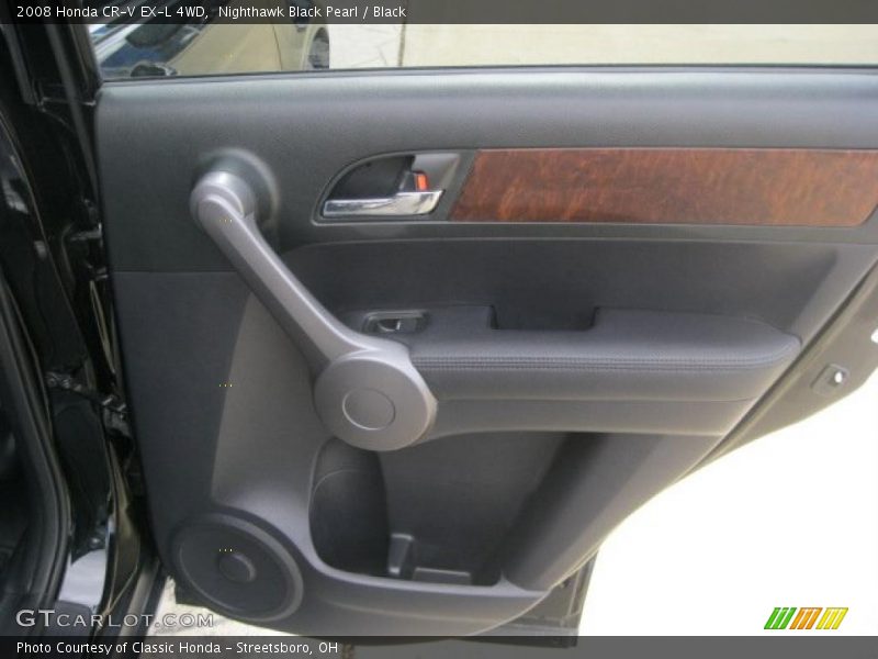 Nighthawk Black Pearl / Black 2008 Honda CR-V EX-L 4WD