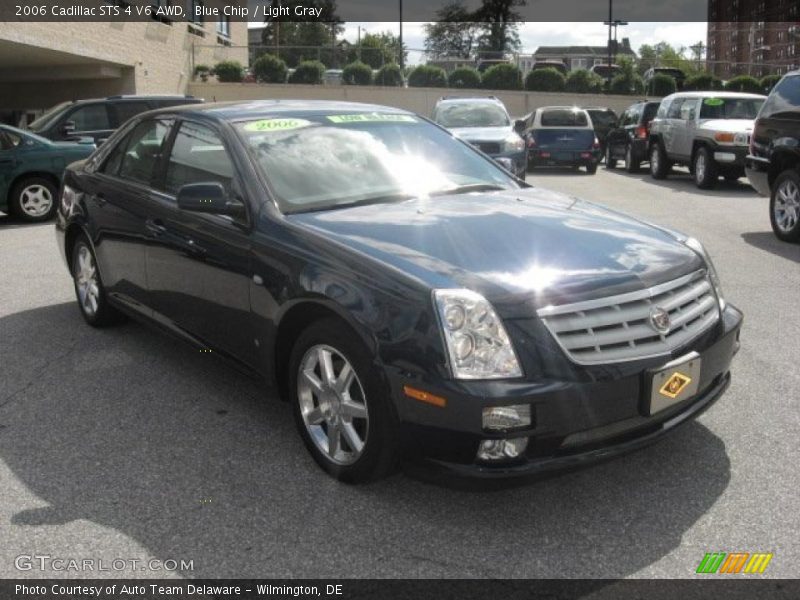 Blue Chip / Light Gray 2006 Cadillac STS 4 V6 AWD