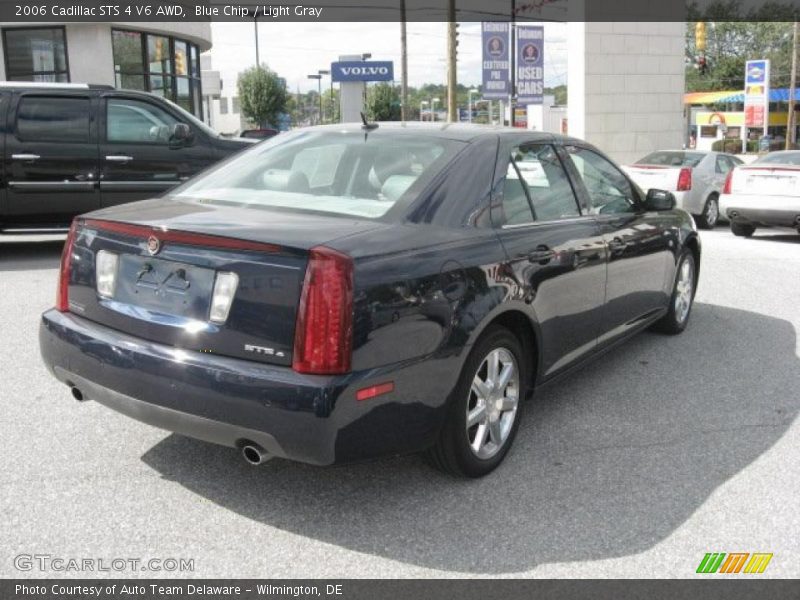 Blue Chip / Light Gray 2006 Cadillac STS 4 V6 AWD