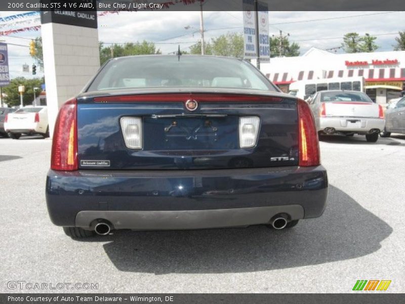 Blue Chip / Light Gray 2006 Cadillac STS 4 V6 AWD