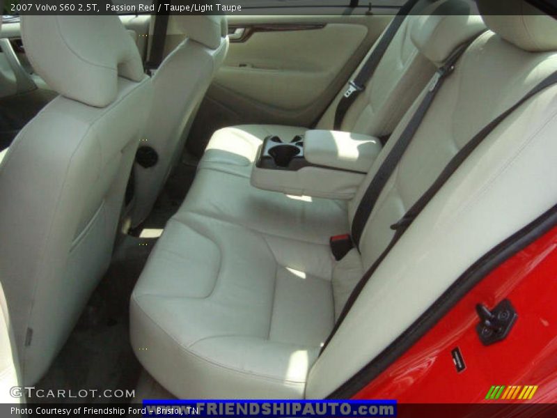 Passion Red / Taupe/Light Taupe 2007 Volvo S60 2.5T