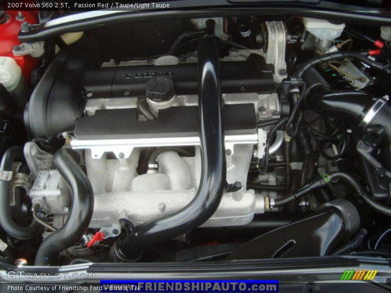 Passion Red / Taupe/Light Taupe 2007 Volvo S60 2.5T