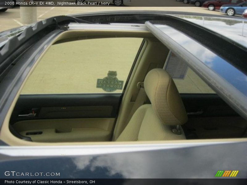 Nighthawk Black Pearl / Ivory 2008 Honda CR-V EX 4WD