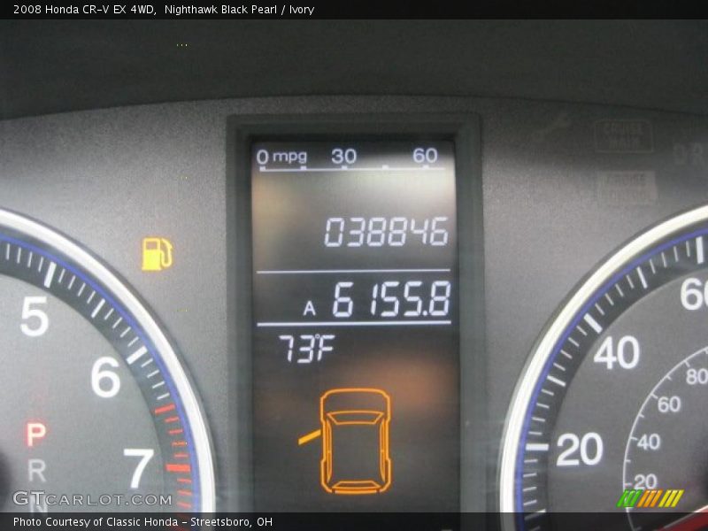 Nighthawk Black Pearl / Ivory 2008 Honda CR-V EX 4WD