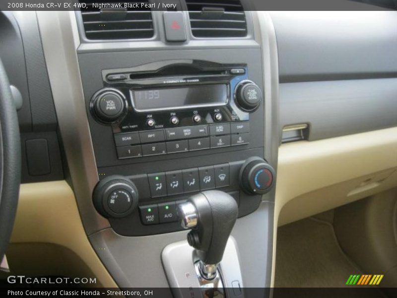 Nighthawk Black Pearl / Ivory 2008 Honda CR-V EX 4WD