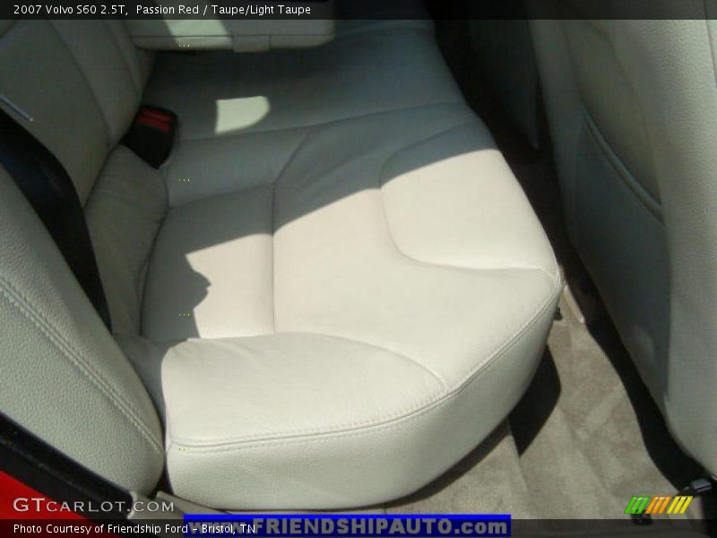 Passion Red / Taupe/Light Taupe 2007 Volvo S60 2.5T