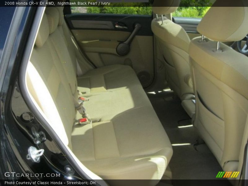 Nighthawk Black Pearl / Ivory 2008 Honda CR-V EX 4WD