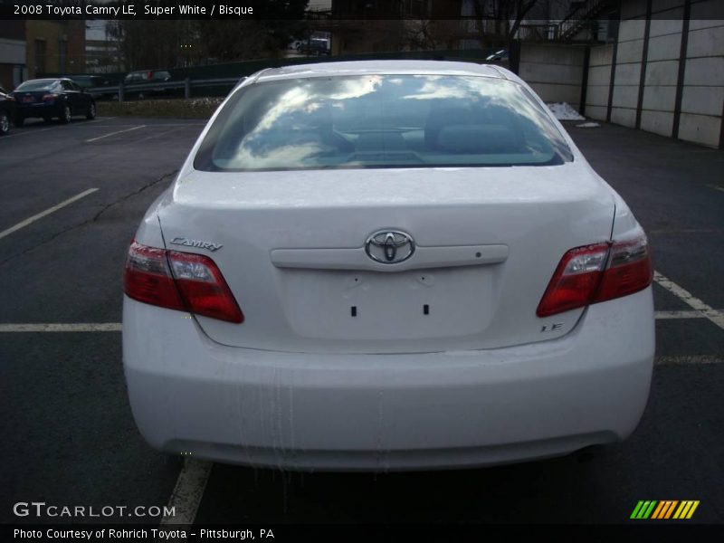 Super White / Bisque 2008 Toyota Camry LE