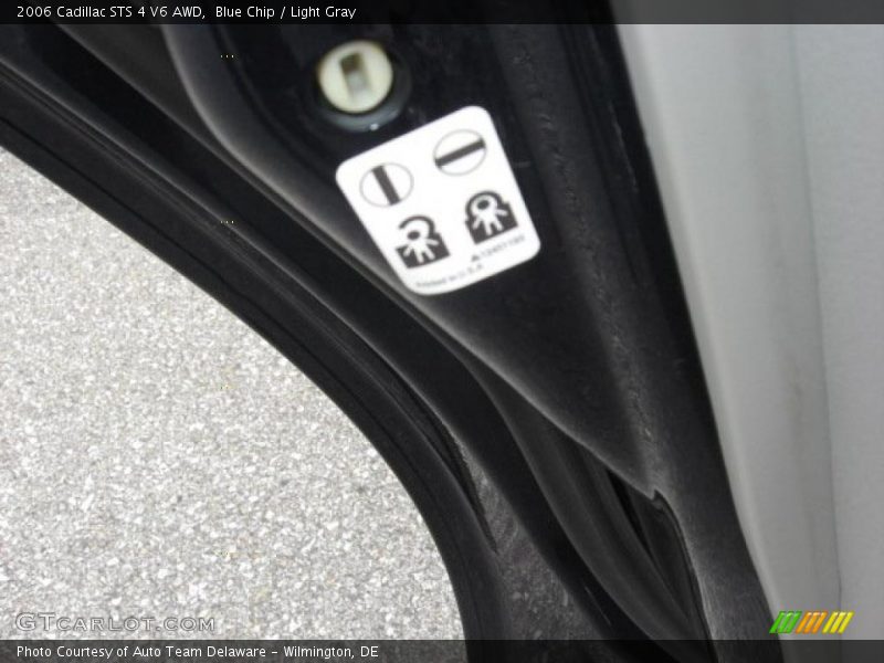 Blue Chip / Light Gray 2006 Cadillac STS 4 V6 AWD