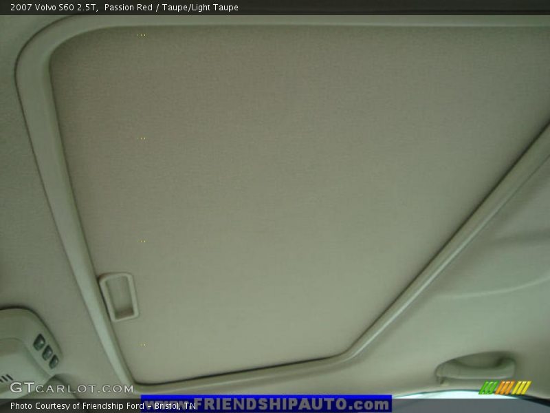 Passion Red / Taupe/Light Taupe 2007 Volvo S60 2.5T