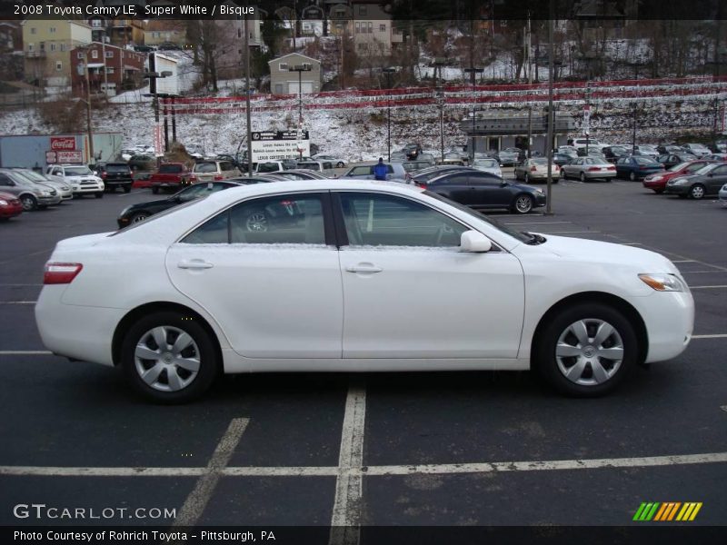 Super White / Bisque 2008 Toyota Camry LE
