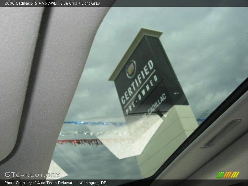 Blue Chip / Light Gray 2006 Cadillac STS 4 V6 AWD