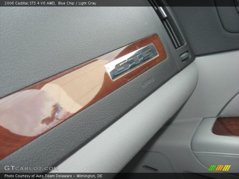 Blue Chip / Light Gray 2006 Cadillac STS 4 V6 AWD