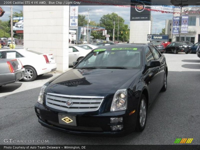 Blue Chip / Light Gray 2006 Cadillac STS 4 V6 AWD