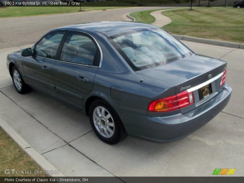 Steel Blue / Gray 2001 Kia Optima LX V6