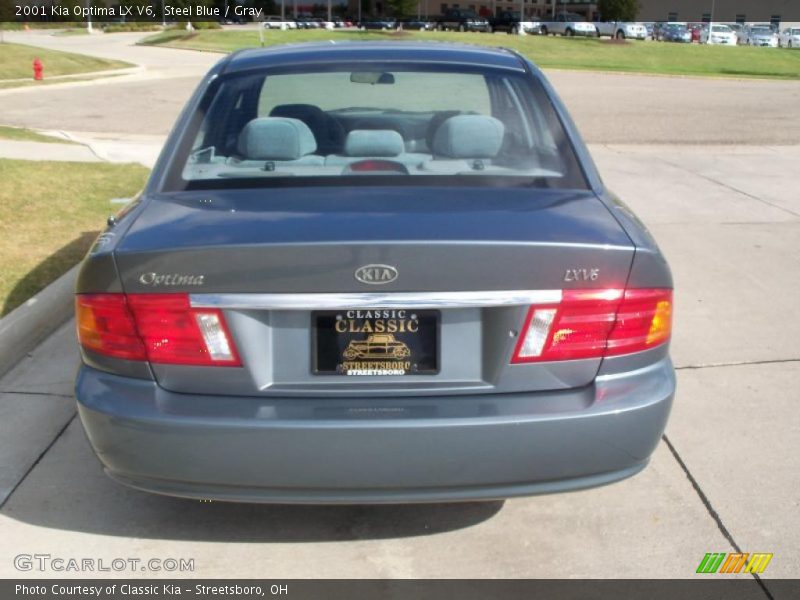 Steel Blue / Gray 2001 Kia Optima LX V6