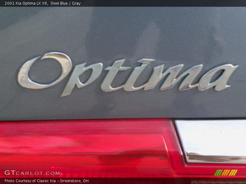 Steel Blue / Gray 2001 Kia Optima LX V6