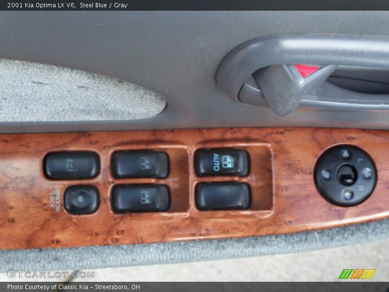 Steel Blue / Gray 2001 Kia Optima LX V6