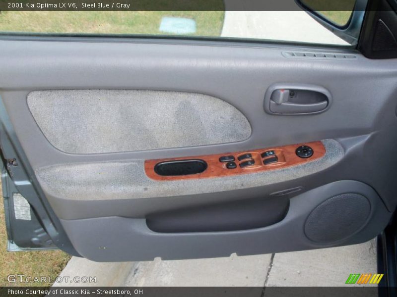 Steel Blue / Gray 2001 Kia Optima LX V6