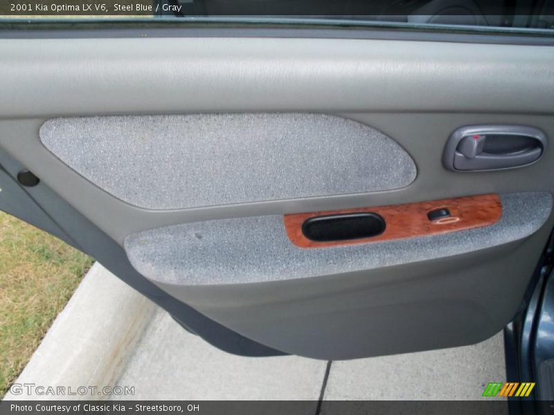 Steel Blue / Gray 2001 Kia Optima LX V6