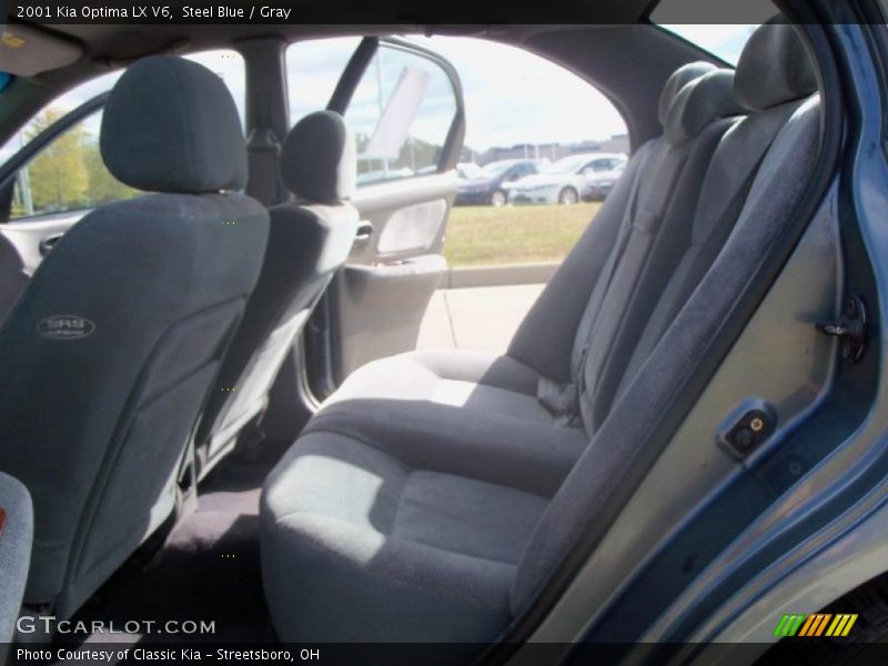 Steel Blue / Gray 2001 Kia Optima LX V6